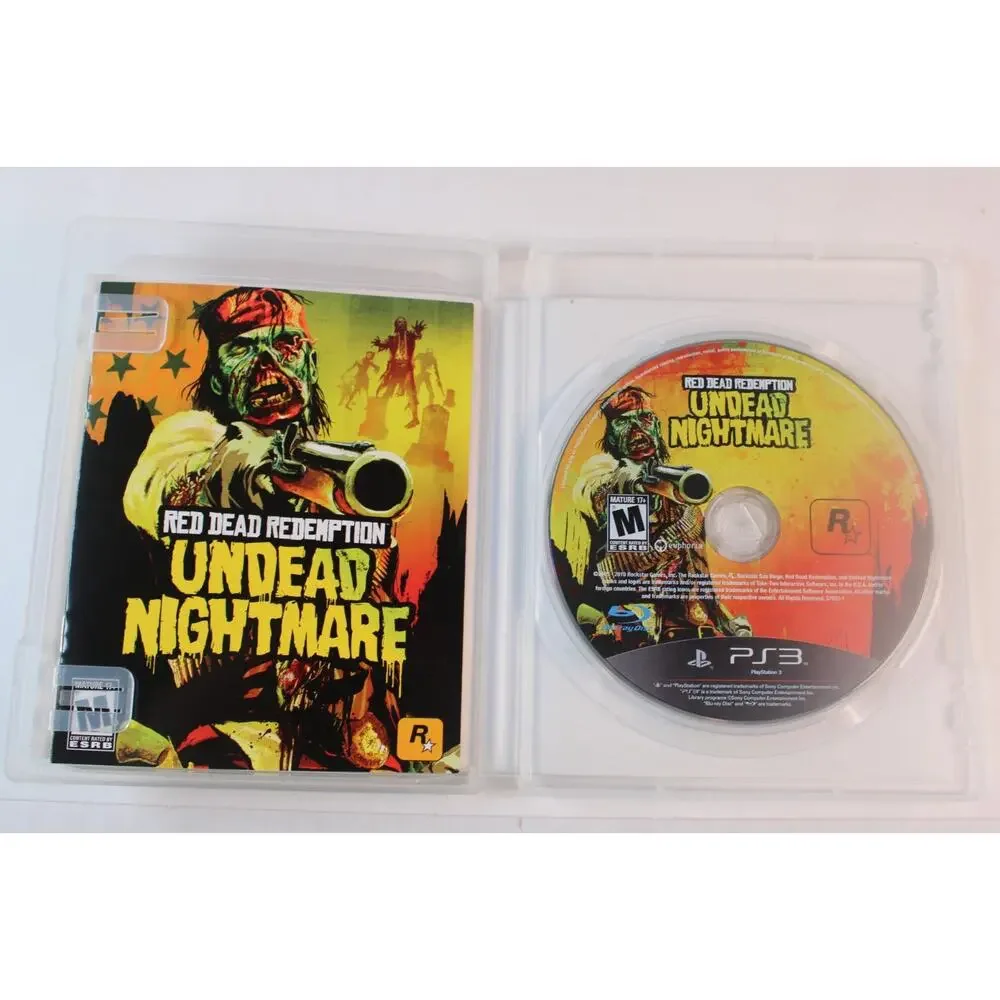 Red Dead Redemption / RDR Undead Nightmare 2 Game Lot (Sony PlayStation 3, PS3)